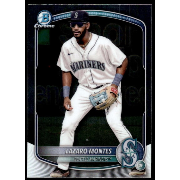 2025 BOWMAN CHROME PROSPECTS #BCP-23 LAZARO MONTES SEATTLE MARINERS