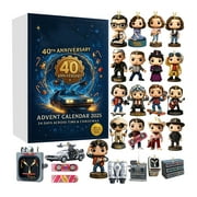 2025 Kiki's Delivery Service Advent Calendar,24 Days of Christmas Countdown with Anime Pendants,Anime Themed Decor for Home & Cute Festive Gift for Teens and Fans (2D)