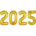 2025 Balloons Gold, 40 Inch 2025 Balloons Number, Large 2025 Balloon Numbers for 2025 New Years