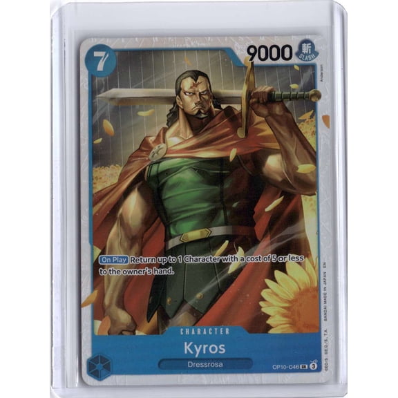 2025 Bandai One Piece Card Game OP-10 Kyros Holo Foil SR #OP10-046 English