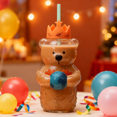 thumbnail image 1 of 2025 Bear Straw Cup Glass,Cute Bear Tumbler for Iced Coffee,Beer,Wine,and Holiday Cocktails,Perfect Christmas Gift for Coffee Lovers and Holiday Gatherings, 1 of 11