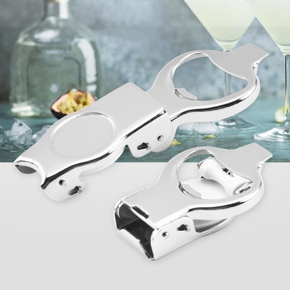 2025 Beer Bottle Opener Set, Stainless Steel Soda Water Bottle Cap, Multifunctional Bar Tool, Kitchen Gadget, New Folding Can Opener for Home Bar A