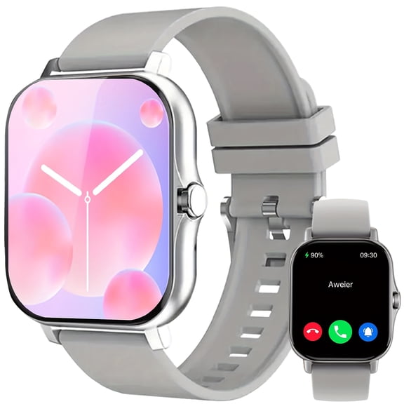 2025 Best Smartwatch: 1.83" HD Large Screen, Wireless Call, Message Alerts, 100+ Sport Modes, Sleep Monitor, Step & Calorie Counter, Ideal Holiday Gift
