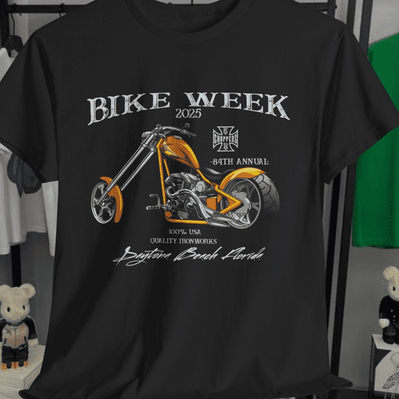 2025 Bike Week Daytona Beach Florida 84th Logo T-Shirt