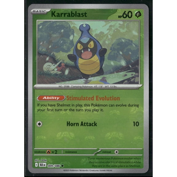 2025 Black Bolt Karrablast Master Ball #9/86