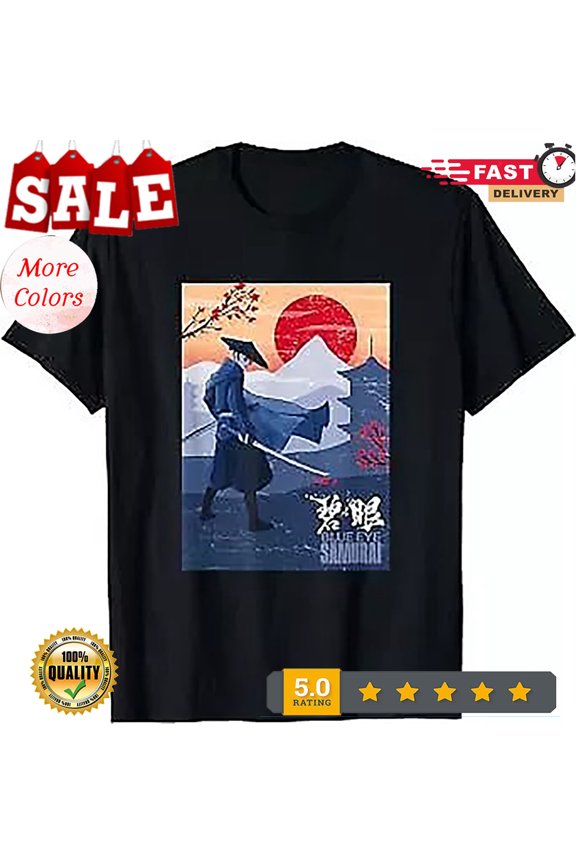2025/Blue Eye Samurai Mizu Vintage T Shirt Men Fashion Women Kid T Shirt Short S