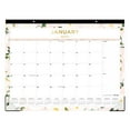 thumbnail image 1 of 2025 Blue Sky Monthly Desk Pad Planning Calendar, 22" x 17", Coming Up Roses Blush, January 2025 To December 2025, 1 of 2