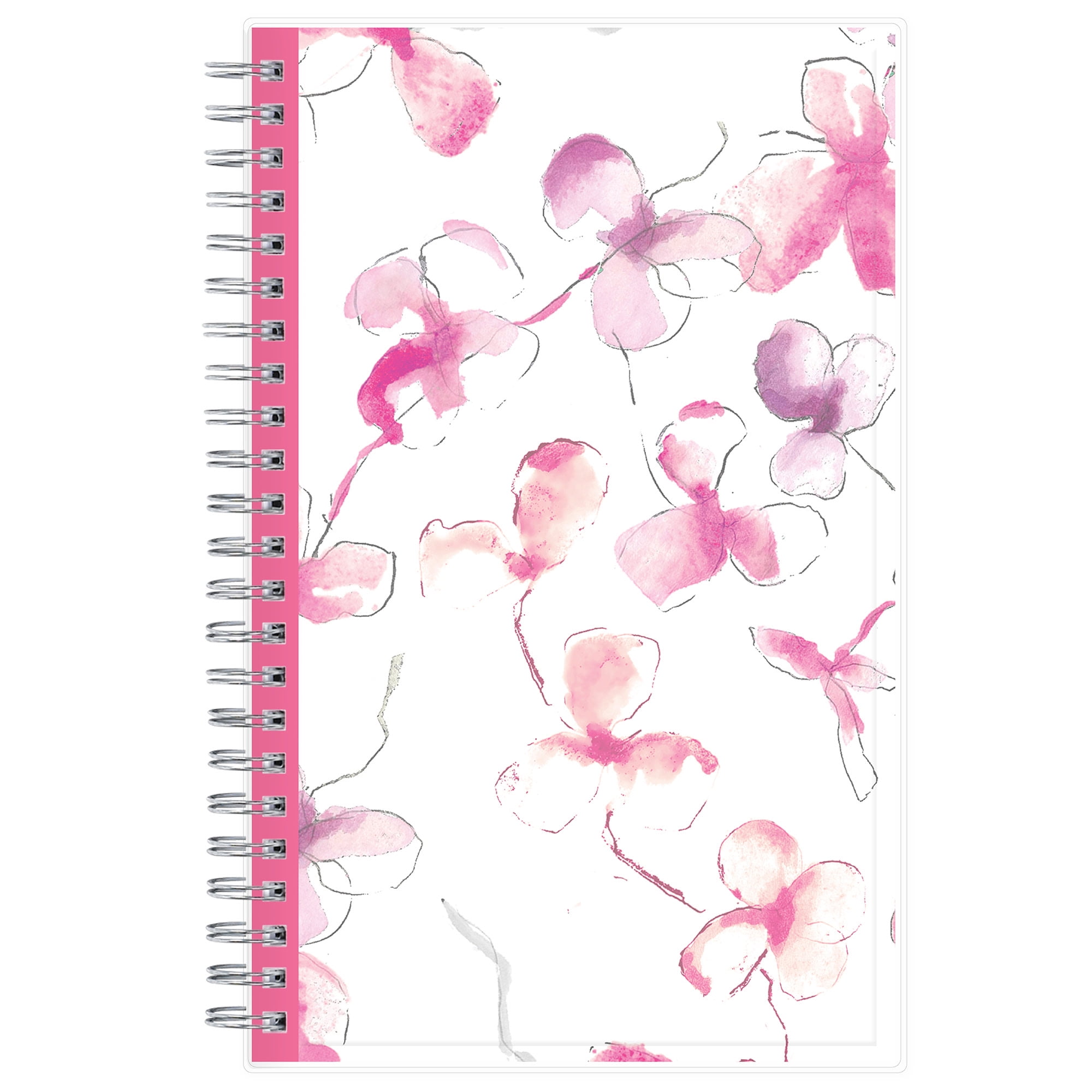 2025 Blue Sky Weekly/Monthly Planning Calendar, 5" x 8", Clear/Orchid, January To December
