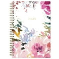 2025 Blue Sky Weekly/Monthly Planning Calendar, 5" x 8", Magenta Blooms