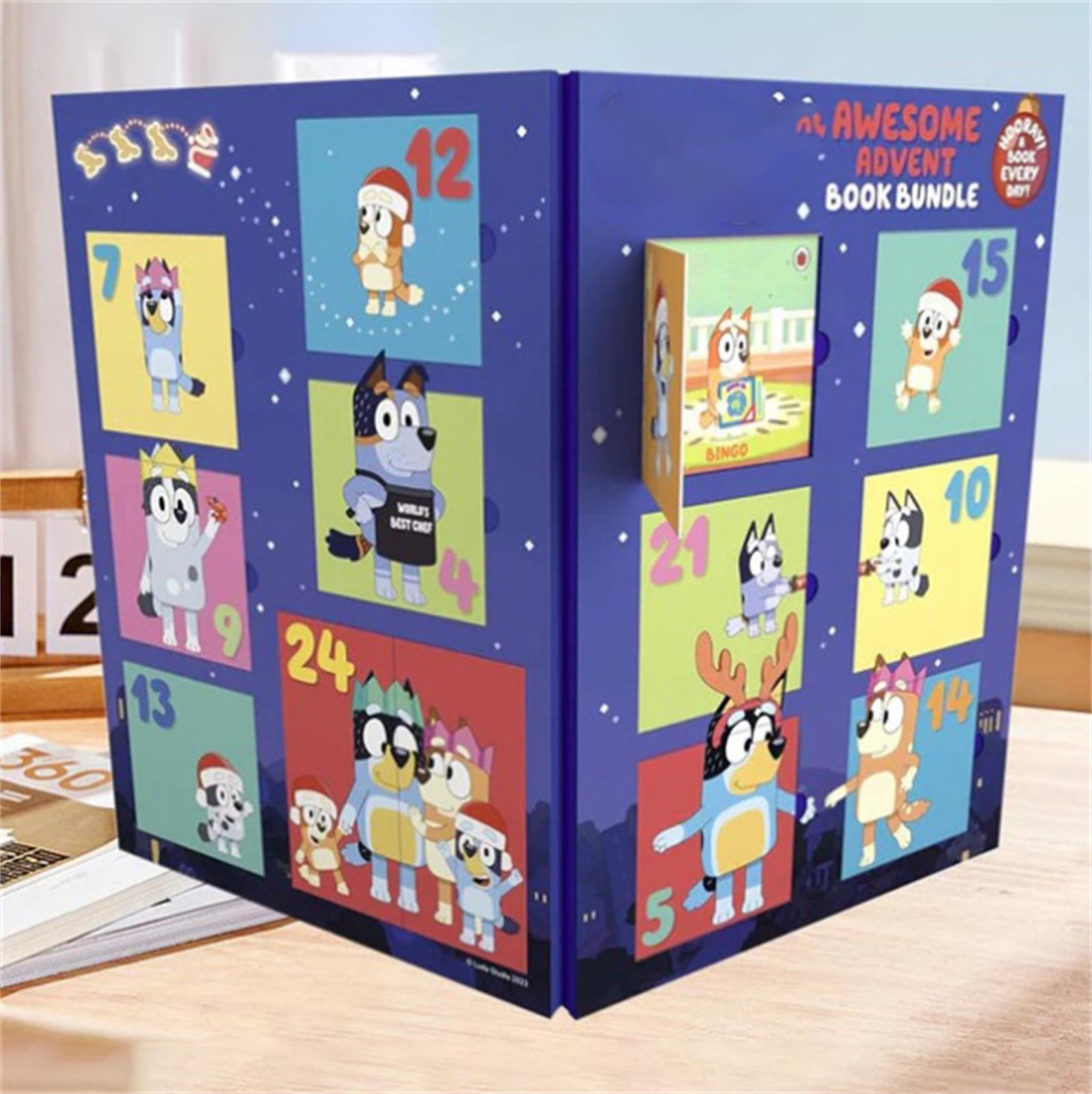 2025 Bluey Advent Calendar with 24 Surprise Toys, Countdown to Christmas and New Year Bluey, 24