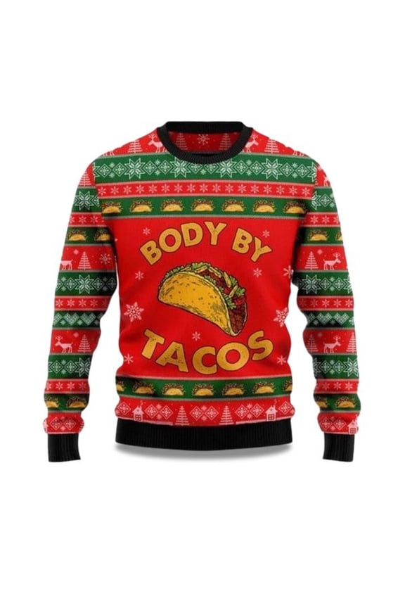 2025 Body By Taco 3D Christmas Sweater