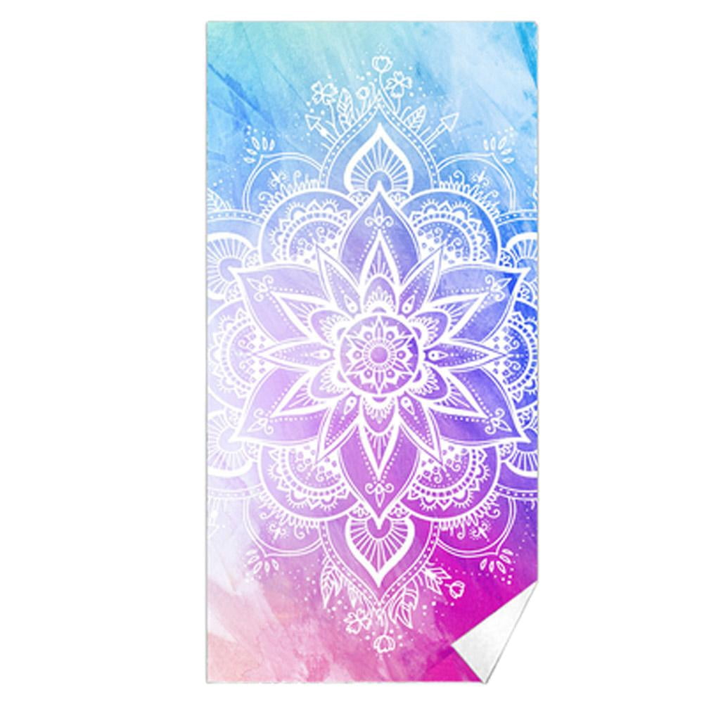 LEECUM Custom Photo Beach Towel - 59 Inch Round, Print Your Own Design, Soft Microfiber, For Pool, Beach, Yoga, Decor