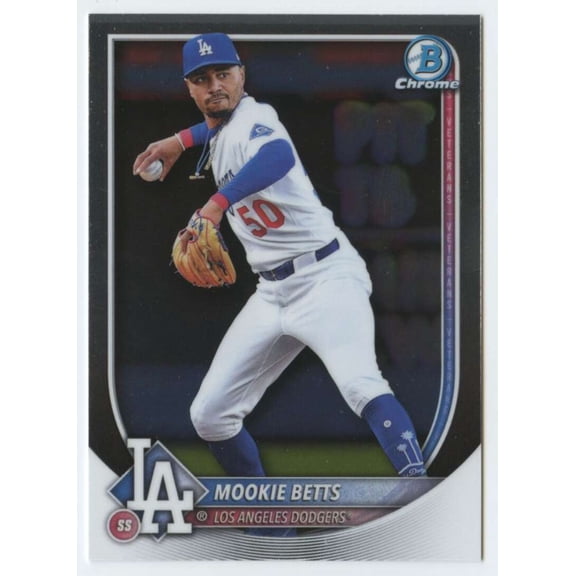 2025 Bowman Chrome #26 Mookie Betts Los Angeles Dodgers MLB Baseball Base Trading Card