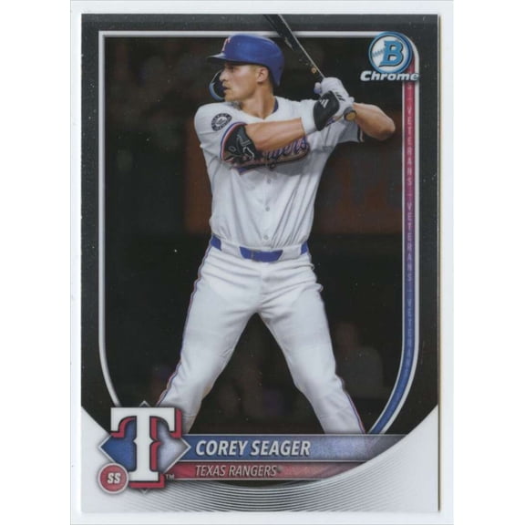 2025 Bowman Chrome #45 Corey Seager Texas Rangers MLB Baseball Base Trading Card
