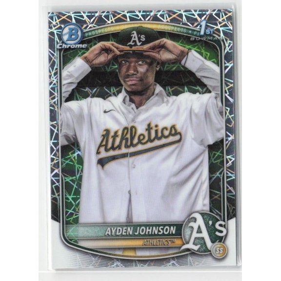 2025 Bowman Chrome Ayden Johnson #BCP-197 Prospects Laser