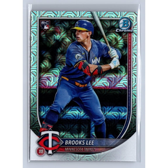 2025 Bowman Chrome Brooks Lee #72 Mega Box Mojo Refractor RC