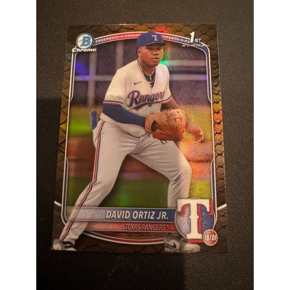 2025 Bowman Chrome Chrome Refractor Rookie Near Mint or Better Baseball Card Ricardo Cabrera Rangers