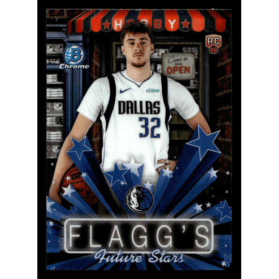 2025 Bowman Chrome Hobby Stars Cooper Flagg #HS-3 Chrome Short Print Nicely Centered Mint Rookie Insert RC