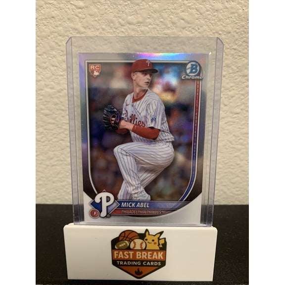 2025 Bowman Chrome Mick Abel #11 Refractor Refractor Redemption Chrome Parallel/Variety Rookie RC