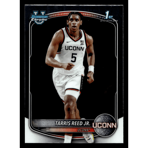 2025 Bowman Chrome University BCP-42 Tarris Reed Jr. UConn Huskies 1st Bowman Rookie Mint Basketball Card