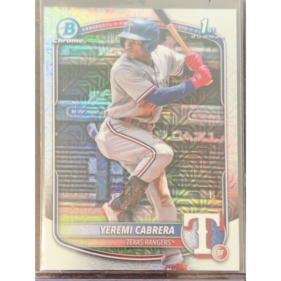 2025 Bowman Chrome Yeremi Cabrera #BCP-146 Mojo Refractor