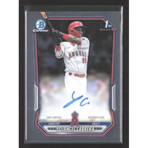 2025 Bowman Chrome Yojancel Cabrera #CPA-YCA 1st Bowman