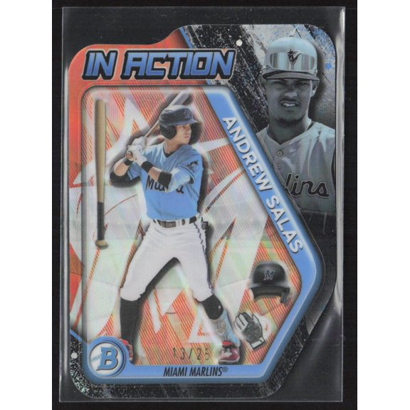 2025 Bowman In Action Andrew Salas #BIA-28 /25