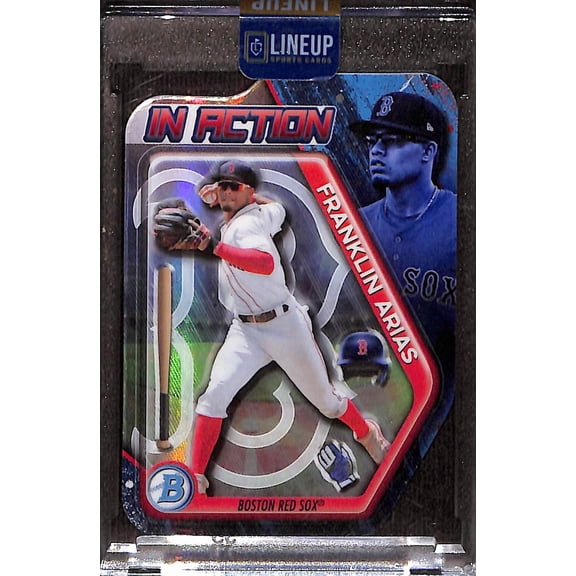 2025 Bowman In Action Franklin Arias #BIA-26 Boston Red Sox MLB Baseball Trading Card