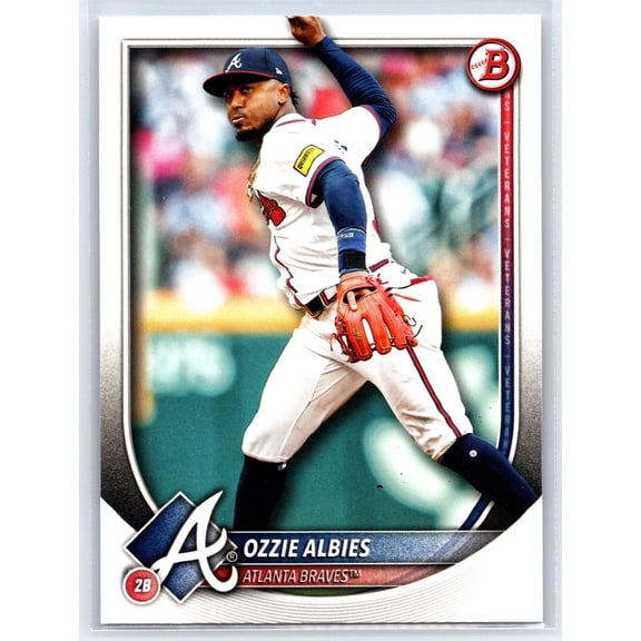 2025 Bowman Ozzie Albies #71 Atlanta Braves Baseball Card