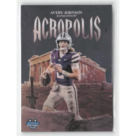 2025 Bowman University Chrome Avery Johnson #A-1 Acropolis