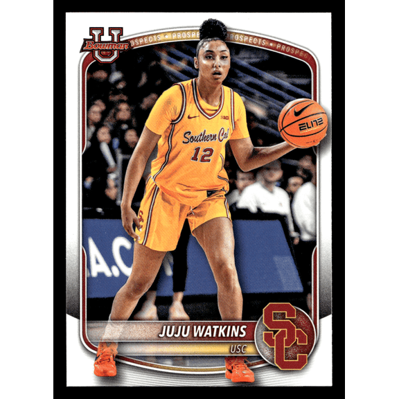 2025-26 Topps Bowman University JuJu Watkins BPP-96 USC Trojans Rookie Card