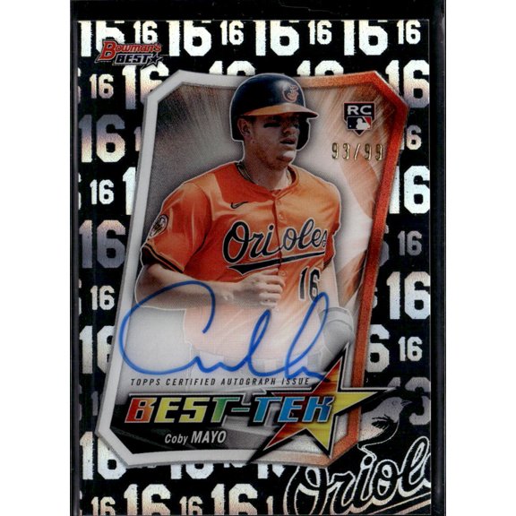 2025 Bowman's Best Best-Tek Coby Mayo #BTA-CMA /99 RC
