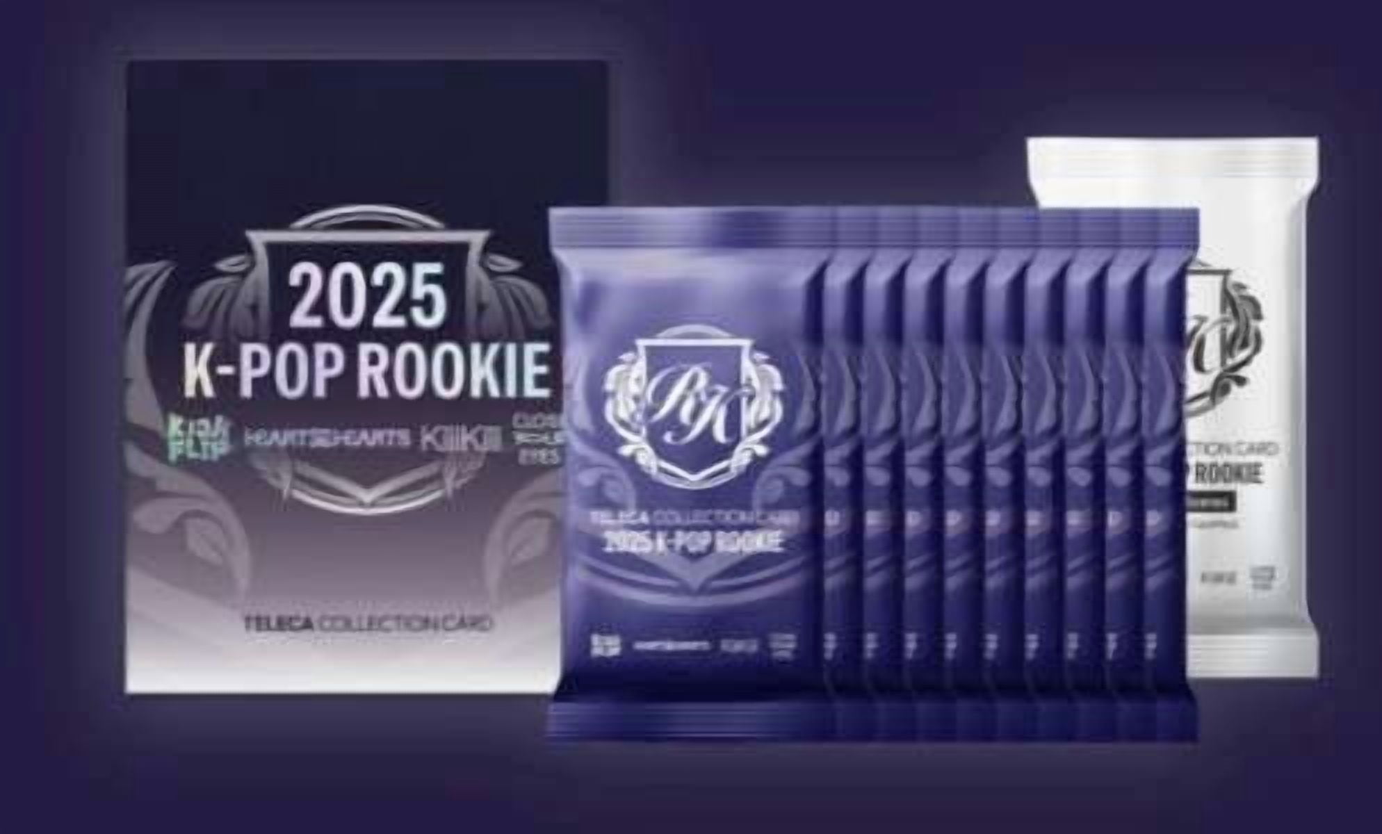 Pop Music 2025 K-Pop Rookie Card Collection Trading Card Box [10