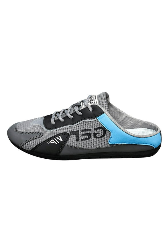 2025 Men's Hiking Comfort Slippers Breathable Mesh Half Cap Lightweight