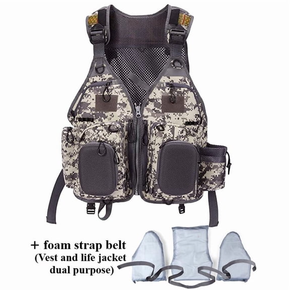 2025 Breathable Multi-Pocket Fishing Vest Multifunctional Sea Fishing Clothing Adventure Ready Fly Fishing Jacket