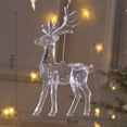 thumbnail image 1 of 2025 CISIL Acrylic Reindeer Ornaments for Christmas Tree Crystal Nutcracker Dancing Hanging Figurine Ornament Decorative Deer Ornaments for Home Xmas Tree Party Supplies Elk, 1 of 6