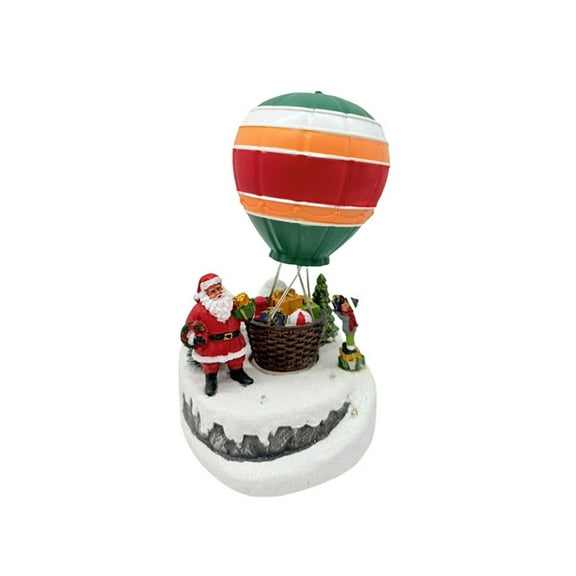 2025 & CISIL - Animated Christmas Village Holiday Desktop Decoration, LED Lighted Hot Retro Hot Desktop Ornaments