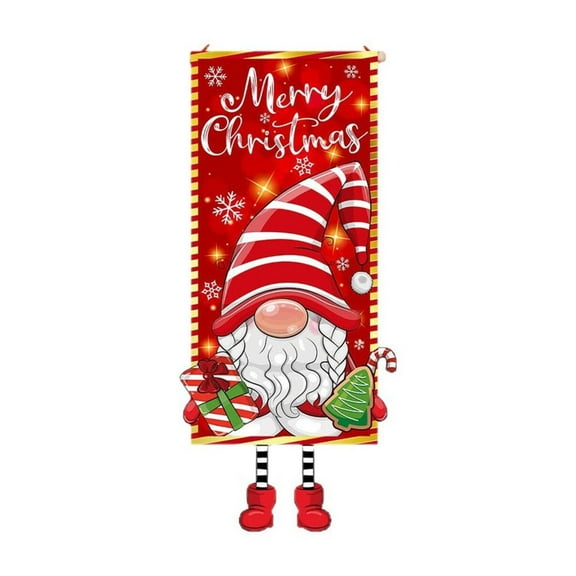 2025 & CISIL - Christmas Door Curtain Flag Outdoor Gift Background Decoration