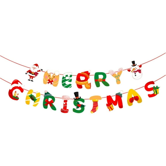 2025 & CISIL Christmas Paper Banner Christmas Decorations Hanging Paper Pull Flower For Party