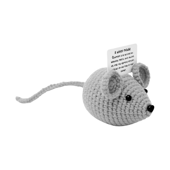 2025 & CISIL Handmade Yarn Crochet Knitting Cute And Funny Gifts, Positive Energy Doll Ornaments(1pc)