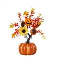 thumbnail image 1 of 2025 & CISIL - Pumpkin Decor,Pumpkins for Decorating,Thanksgiving Decor,Fall Centerpieces for Tables,Used for Harvest Fall Table Centerpiece（D), 1 of 8