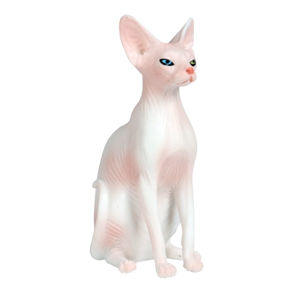 2025 & CISIL Sphynx Resin Hairless Cat Figurine, Hairless Cat Model, Statue For Home Decoration