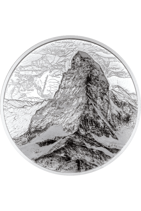 2025 CIT Switzerland Matterhorn 1 oz High Relief Proof Silver Coin - 30979