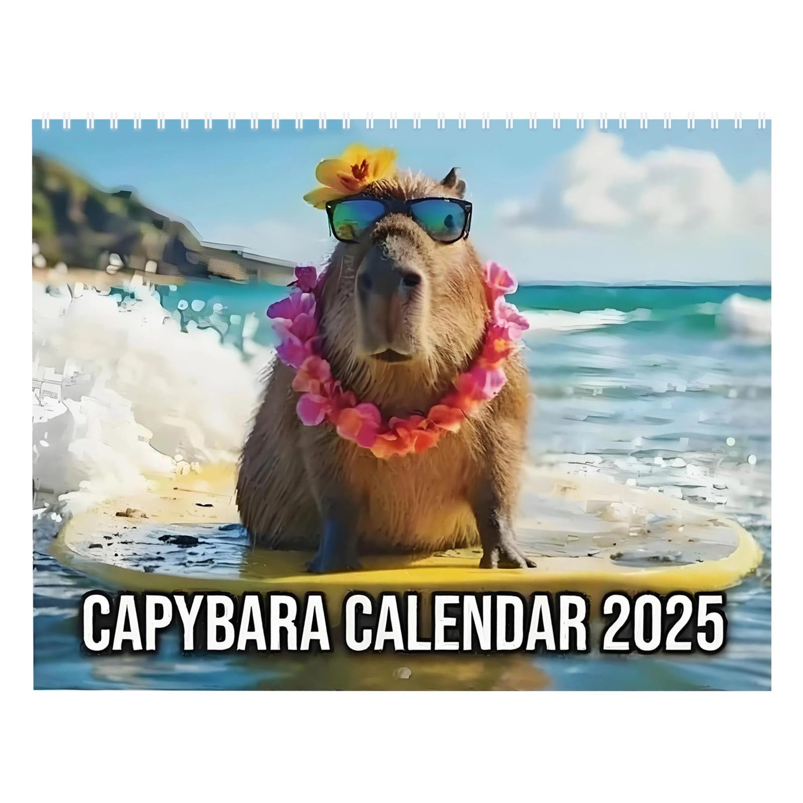 2025 Calendar 12 Month Wall Calendar 20252026 (8.5''x11'', Capybara