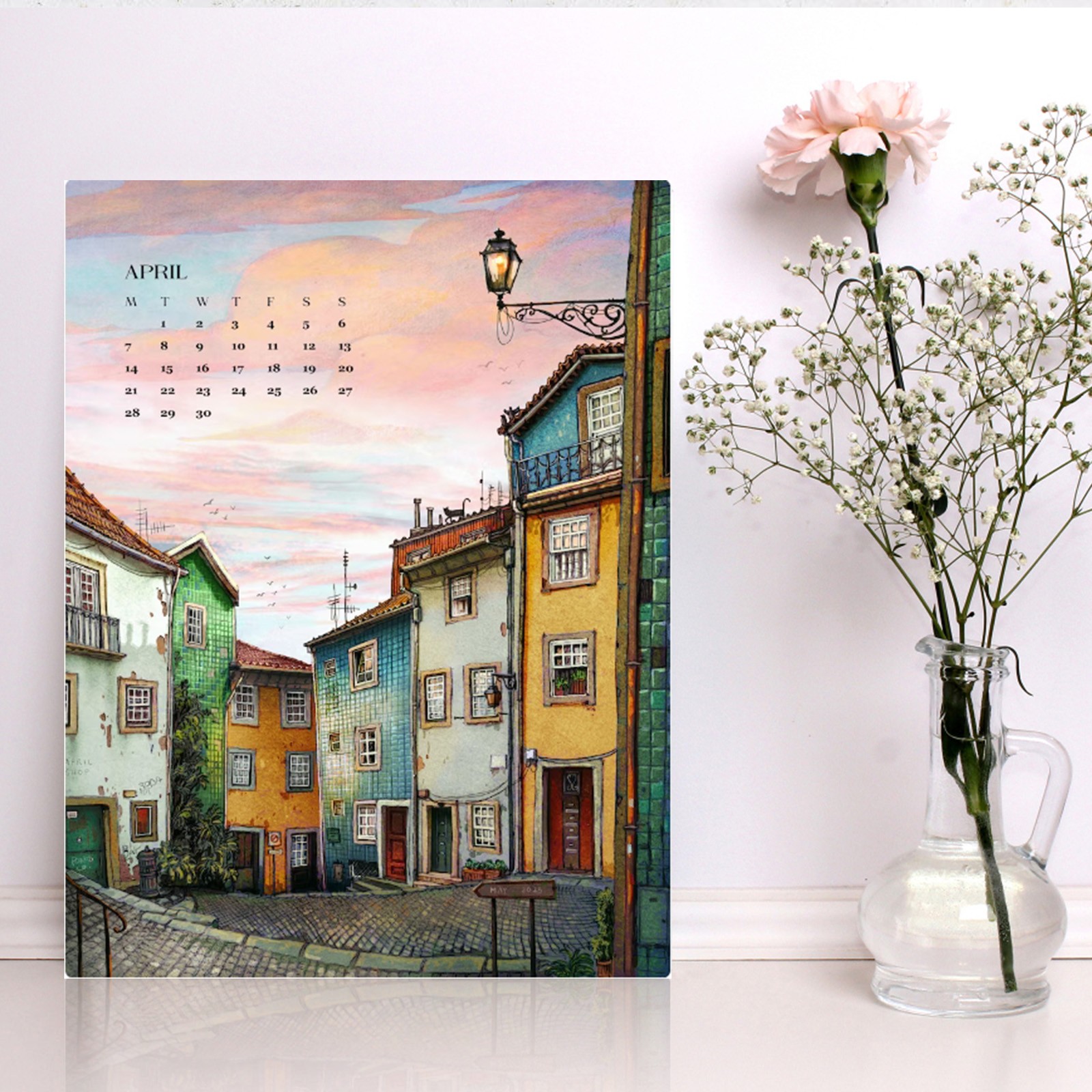 2025 Calendar Christmas Countdown Advent Calendar for Wall Table Decor