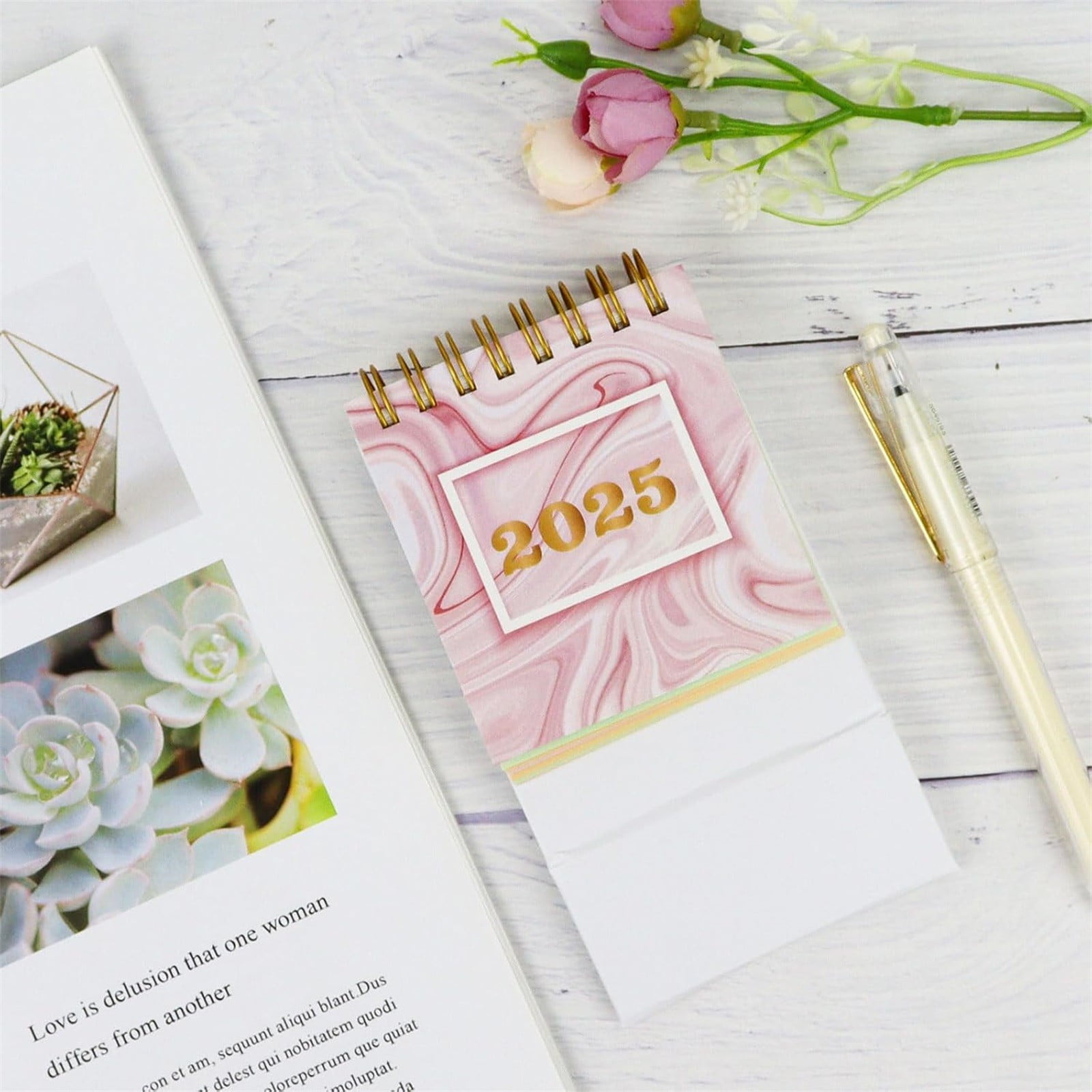 2025 Calendar Creative Simple Desktop Decoration Personalized Calendar