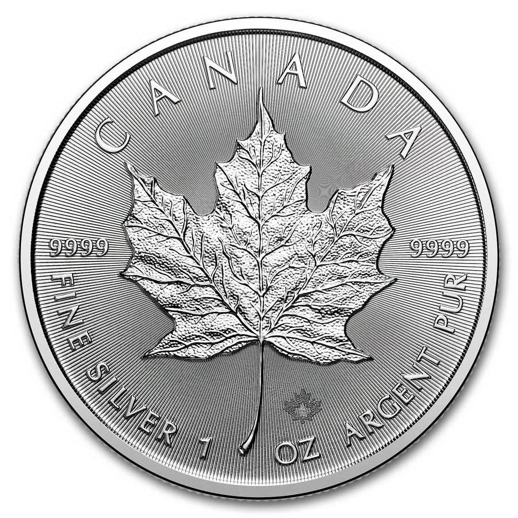 ROYAL CANADIAN MINT 2025 Canada 1 oz Silver Maple Leaf BU (Lot of 10)