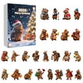 thumbnail image 1 of 2025 Capybara Advent Calendar, 24 Days Christmas Advent Countdown Calendar With 24 Pcs Capybara Ornaments, Daily Surprises, 2D Acrylic Capybaras Ornaments Christmas Decor, 1 of 8