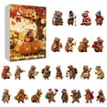 thumbnail image 1 of 2025 Capybara Advent Calendar, 24 Days Christmas Advent Countdown Calendar With 24 Pcs Capybara Ornaments, Daily Surprises, 2D Acrylic Capybaras Ornaments Christmas Decor, 1 of 7