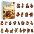thumbnail image 1 of 2025 Capybara Advent Calendar, 24 Days Christmas Advent Countdown Calendar With 24 Pcs Capybara Ornaments, Daily Surprises, 2D Acrylic Capybaras Ornaments Christmas Decor, 1 of 8